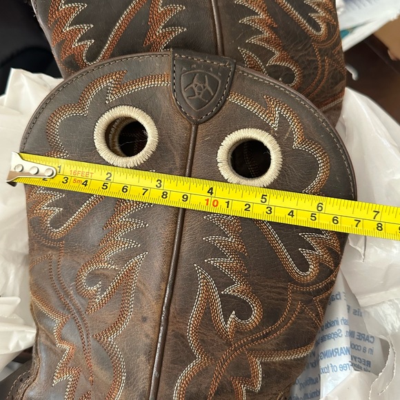 Ariat Men’s/Women's Size 8.5c wide width Round Toe Brown Leather Western Boots - Picture 11 of 13